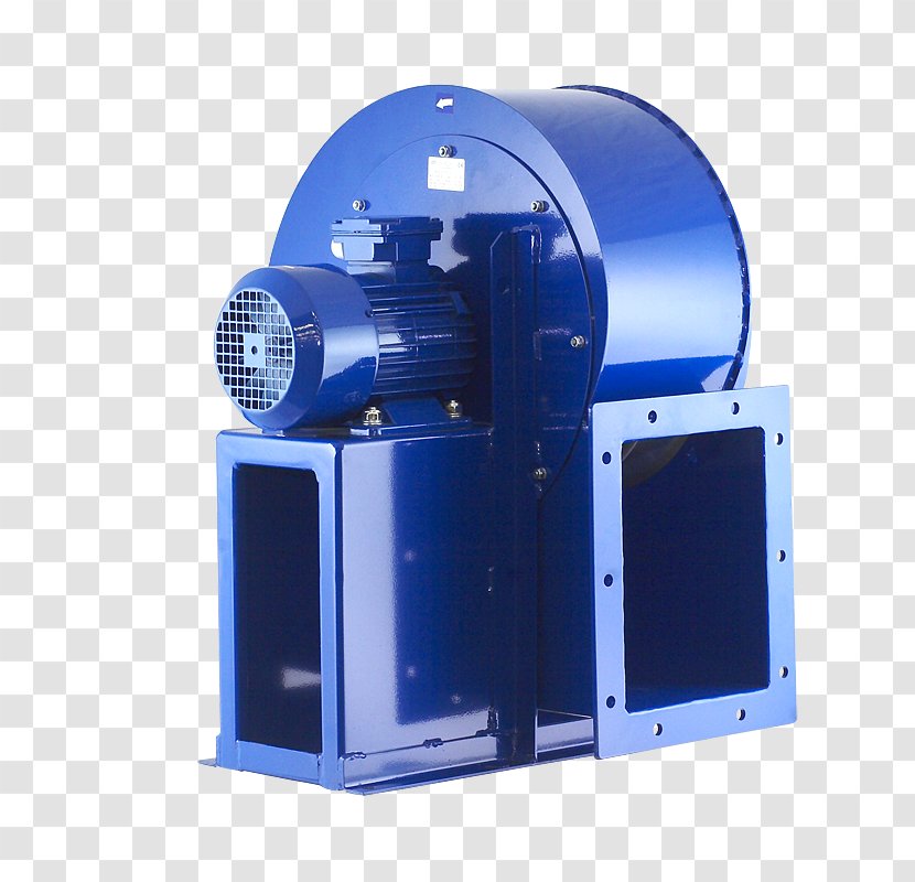 Machine Cobalt Blue - Cylinder - Centrifugal Fan Transparent PNG