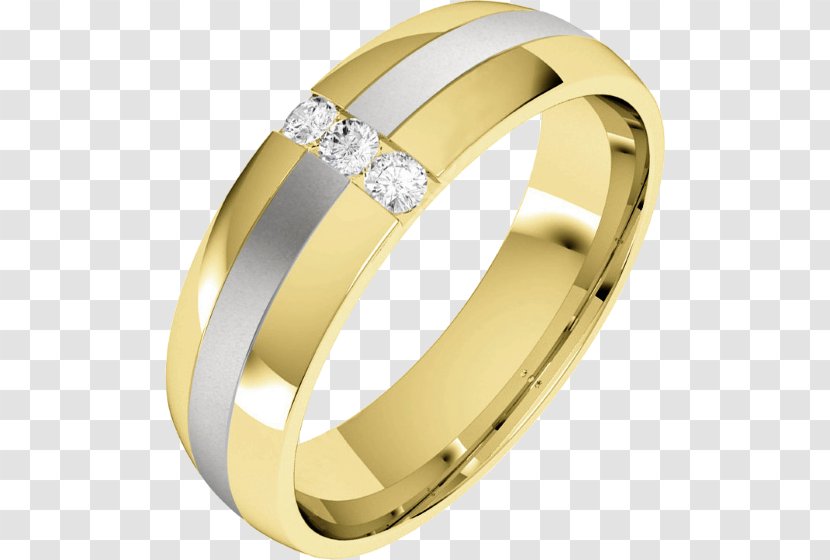 Wedding Ring Diamond Gold Princess Cut Transparent PNG