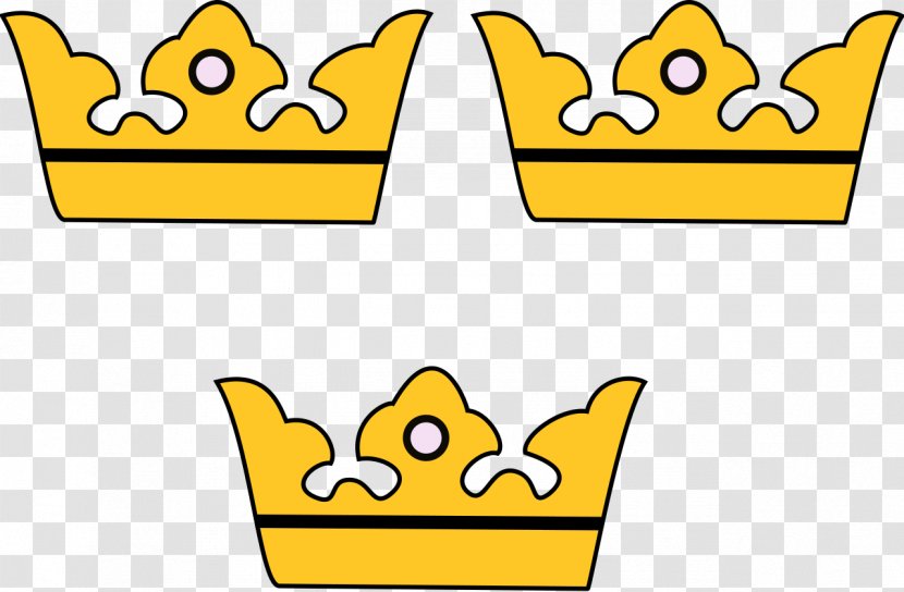 Three Crowns Sweden Swedish National Men's Ice Hockey Team Wikipedia - Yellow - Crown Transparent PNG