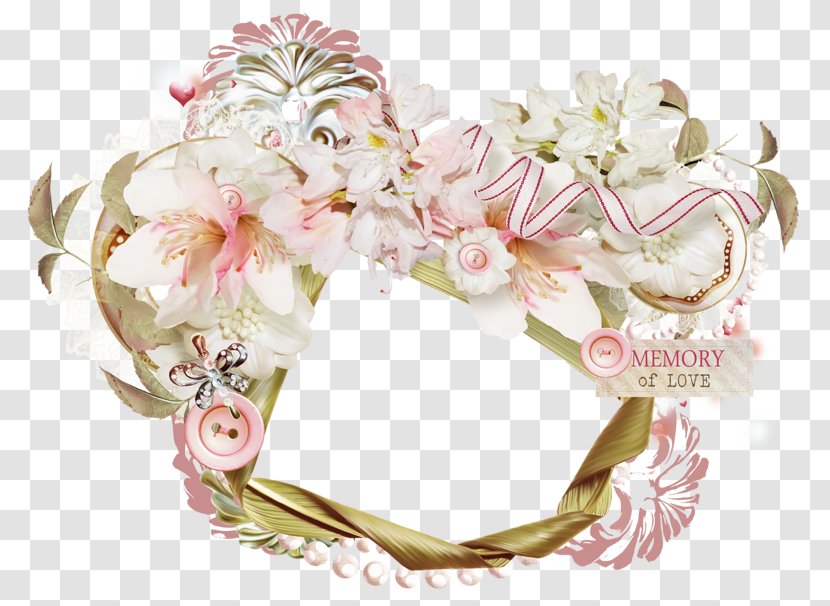 Clip Art - Floral Design - Literary Small Fresh Pink Lily Decorative Borders Transparent PNG