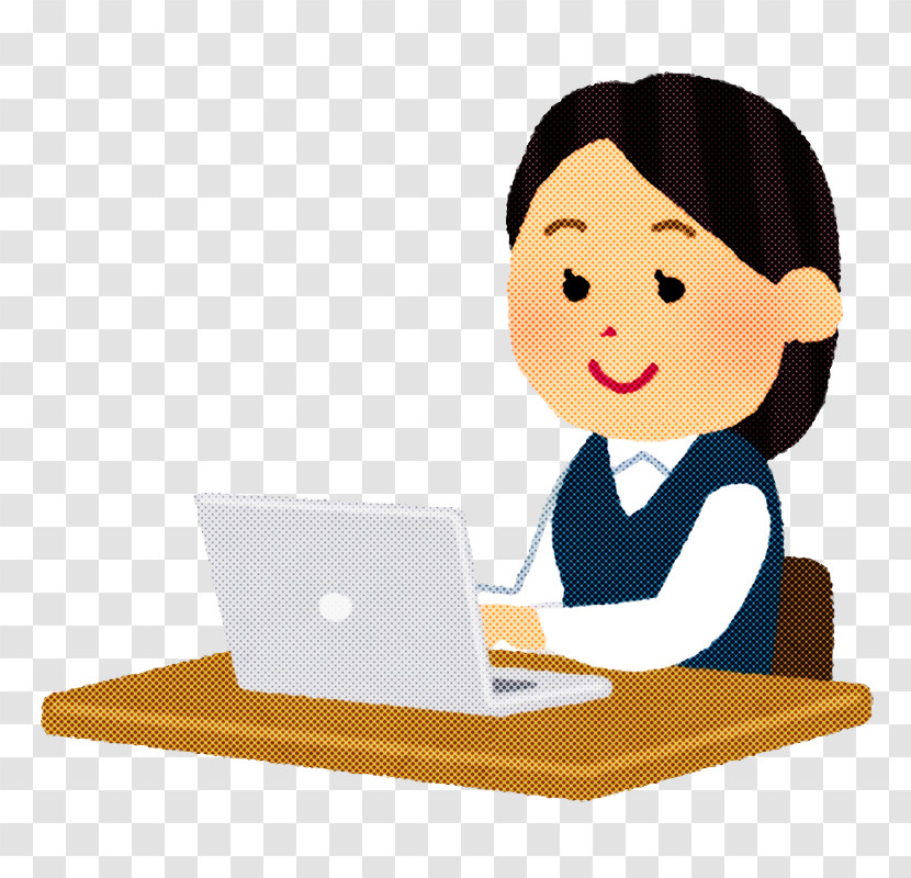 Personal Computer Laptop Learning White-collar Worker Transparent PNG