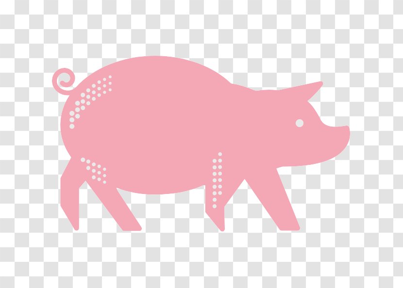 Pig Cartoon - Suidae - Livestock Transparent PNG