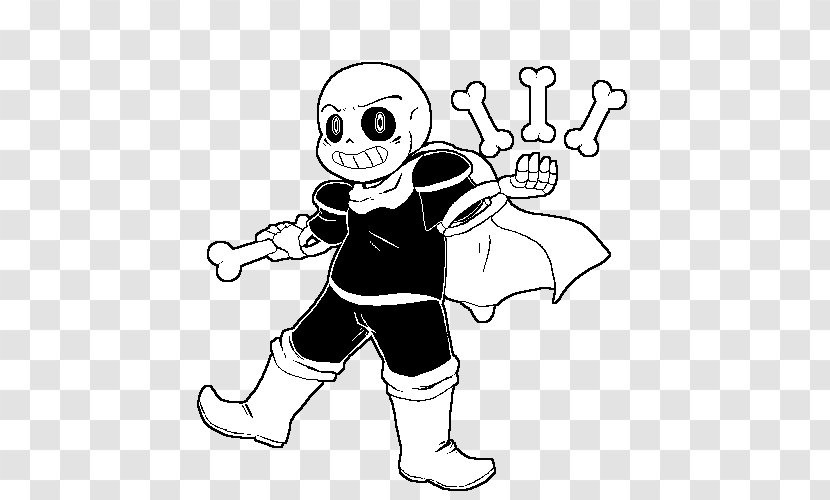 Thumb Drawing Line Art Clip - Silhouette - Sans In Game Sprite Transparent PNG