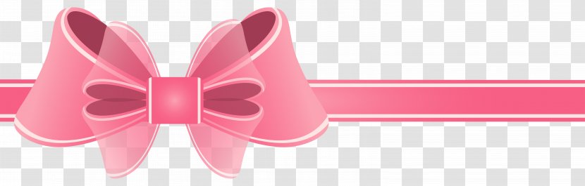 Ribbon Bow Tie Pink - Transparent Cliparts Transparent PNG