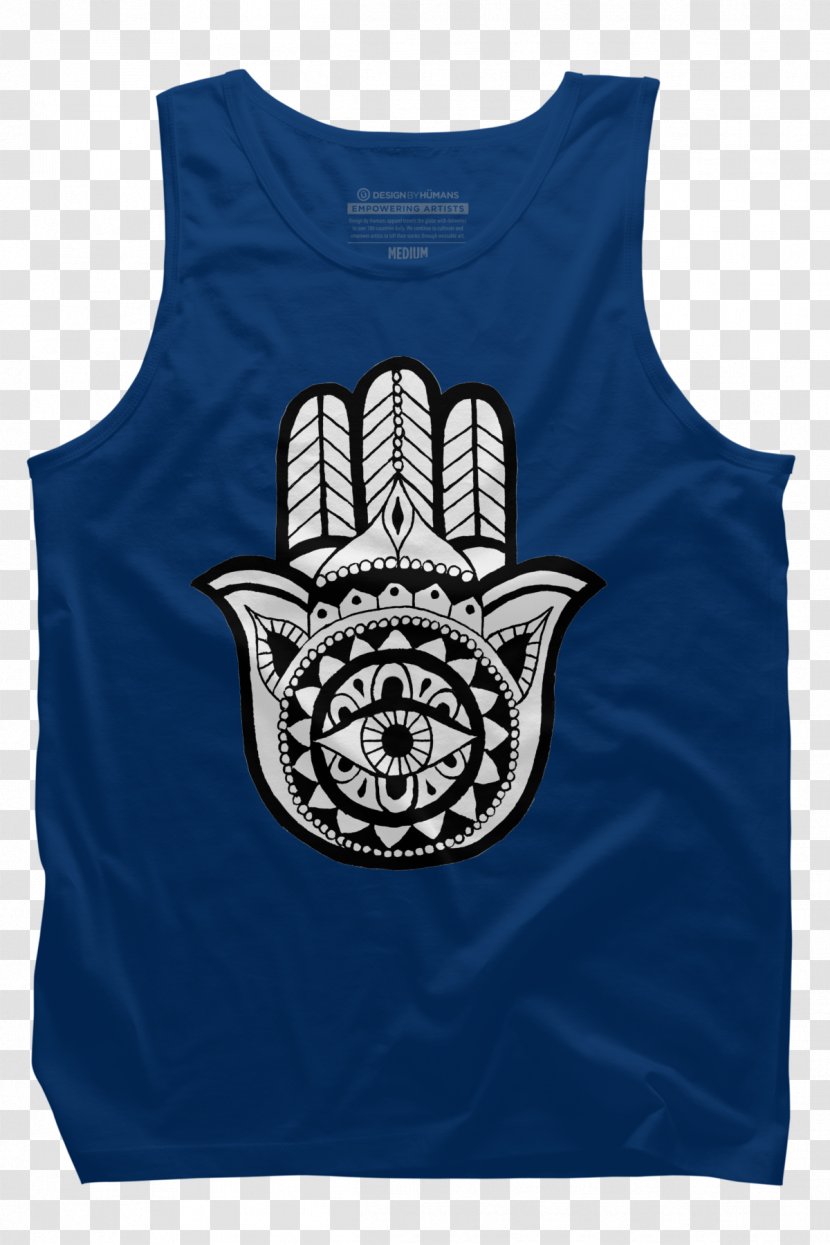 T-shirt Hamsa Hoodie Gilets Sleeve - Hand Transparent PNG