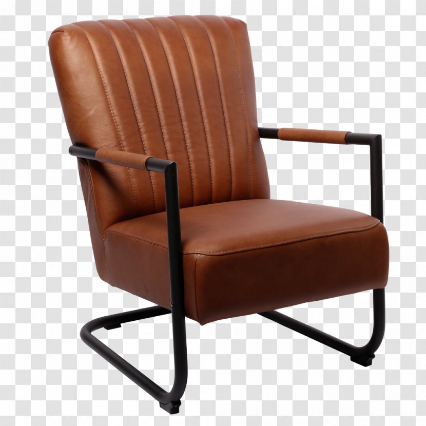 Wing Chair Fauteuil Leather Furniture - Outdoor Transparent PNG