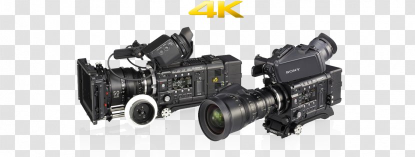 Video Cameras Digital Sony CineAlta PMW-F5 Camcorder - Camera Transparent PNG