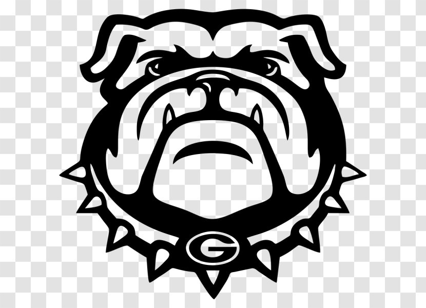 University Of Georgia Bulldogs Football Women's Basketball Men's - Monochrome - American Transparent PNG