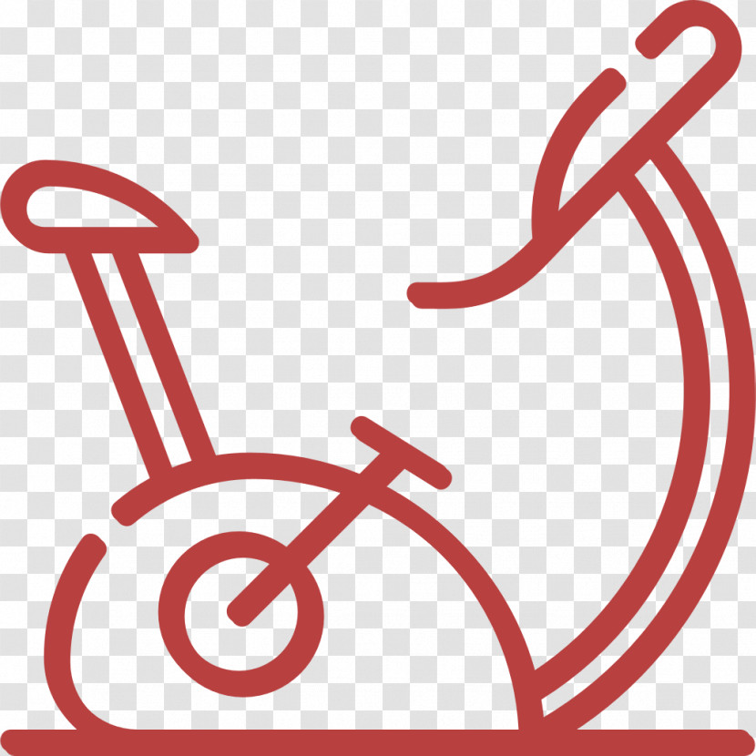 Stationary Bike Icon Gym Icon Transparent PNG