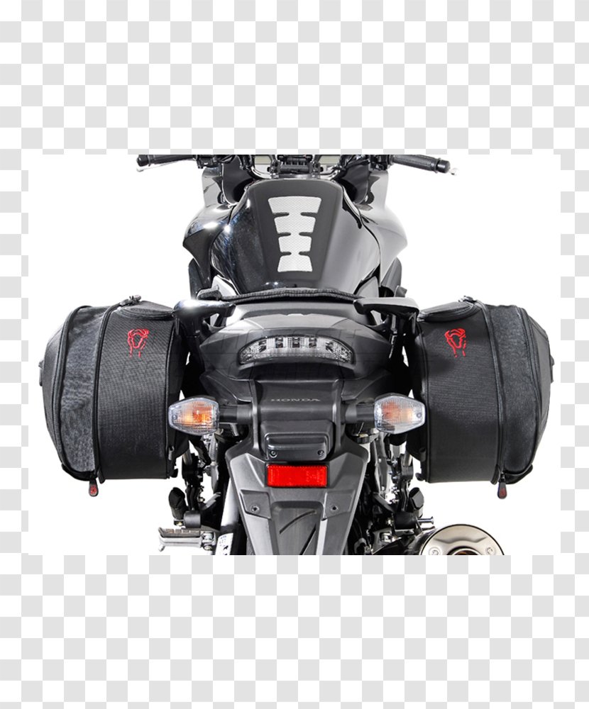 Motorcycle Fairing Saddlebag Honda Exhaust System Accessories - Pannier Transparent PNG