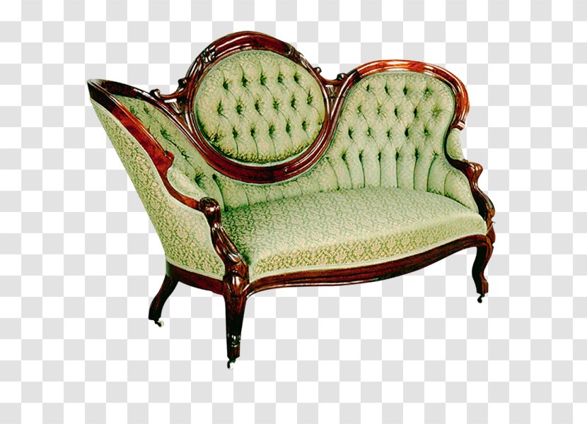 A & Antique Restoration Loveseat Furniture Chair - Display Case Transparent PNG