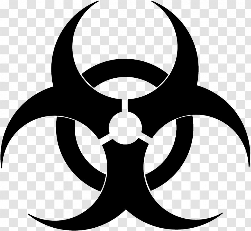 Biological Hazard Symbol Sign Clip Art - Monochrome Photography - V For Vendetta Transparent PNG