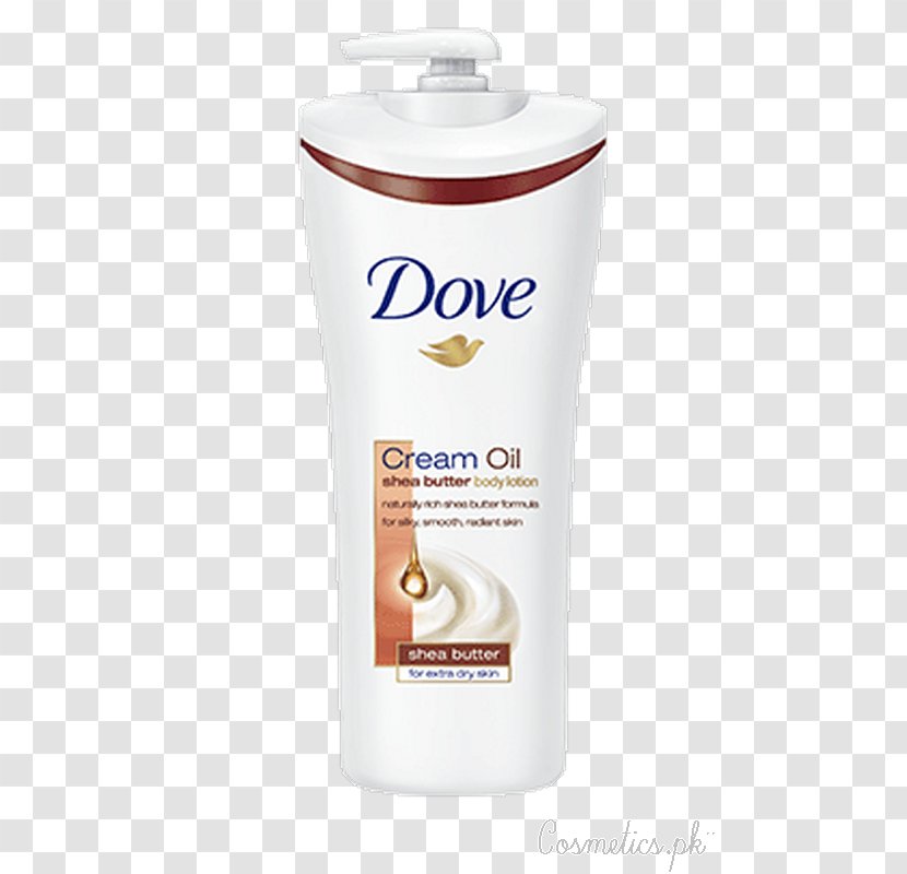 Dove Cream Oil Intensive Body Lotion Shea Butter - Deodorant Transparent PNG