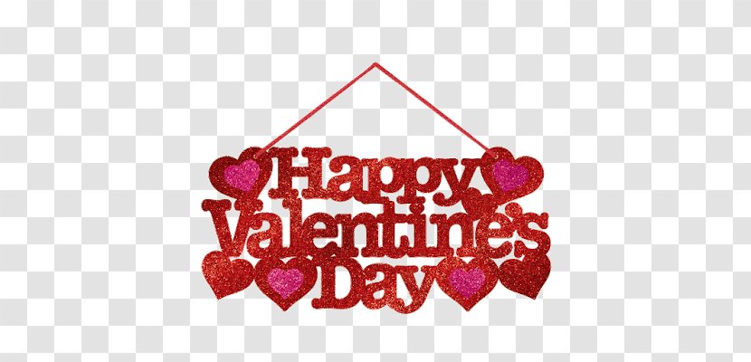 Valentine's Day 14 February Heart Holiday Clip Art - Text Transparent PNG