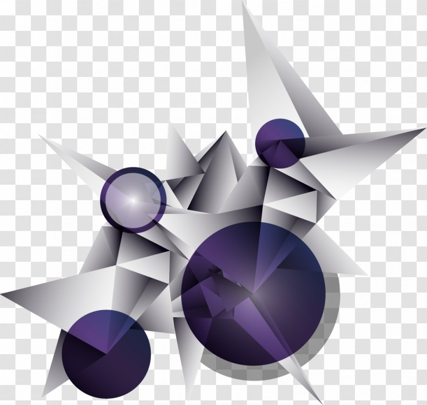 Geometric Shape - Scalable Vector Graphics - Cool Triangle Of Science And Technology Transparent PNG