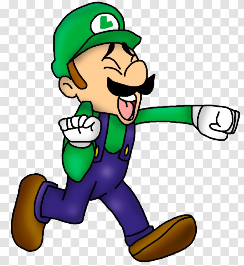 Luigi Super Smash Bros. For Nintendo 3DS And Wii U Mario 64 - Artwork Transparent PNG