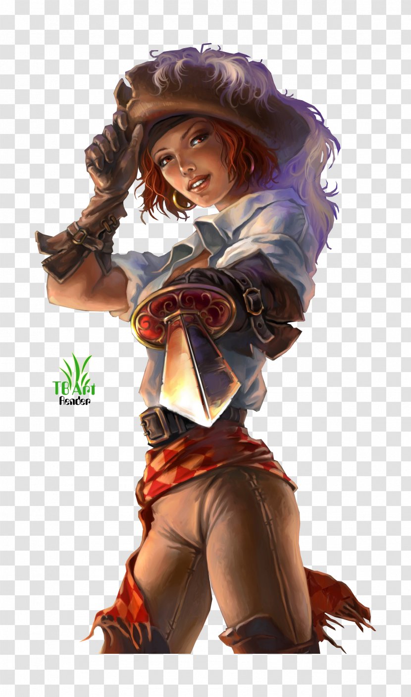 Dungeons & Dragons Halfling Rogue Golden Age Of Piracy - Watercolor - Elf Transparent PNG