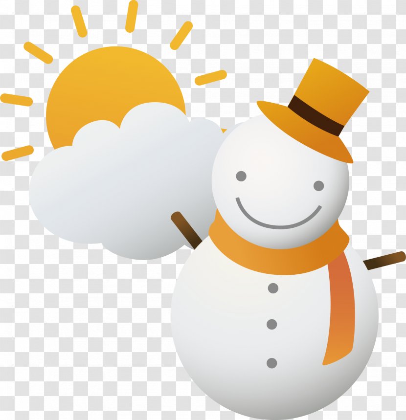 Euclidean Vector Snowman Winter - Computer Graphics - Material Transparent PNG