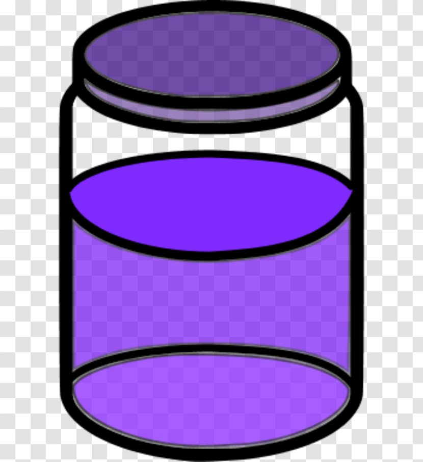 Mason Jar Clip Art Honey Image - Violet Transparent PNG
