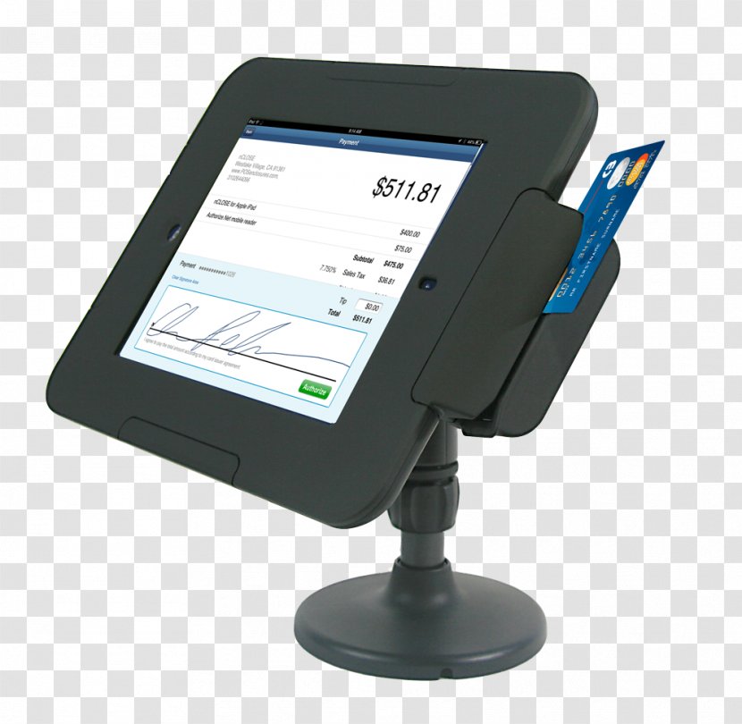 Point Of Sale Credit Card Reader EMV Payment - Multimedia Transparent PNG