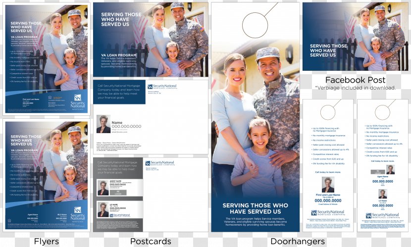 VA Loan SecurityNational Mortgage Advertising Campaign - Display - Securitynational Company Transparent PNG