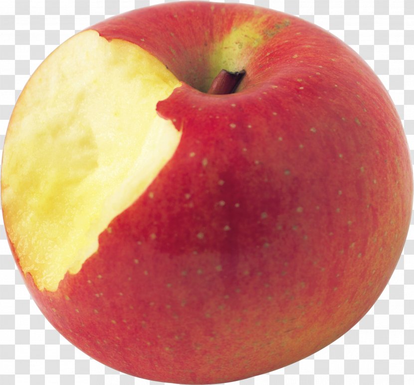 Apple Food Fruit Biting - Red Transparent PNG