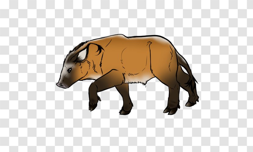 Pig Cattle Snout Wildlife Clip Art - Fauna Transparent PNG