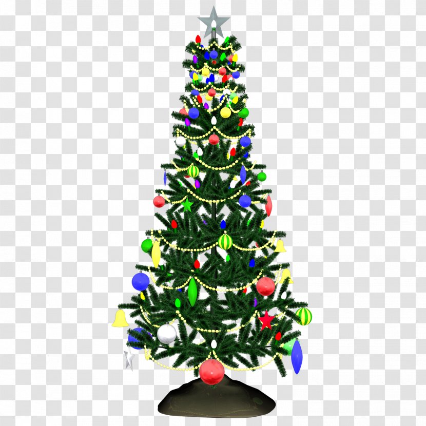 Christmas Tree Spruce Fir Ornament Transparent PNG