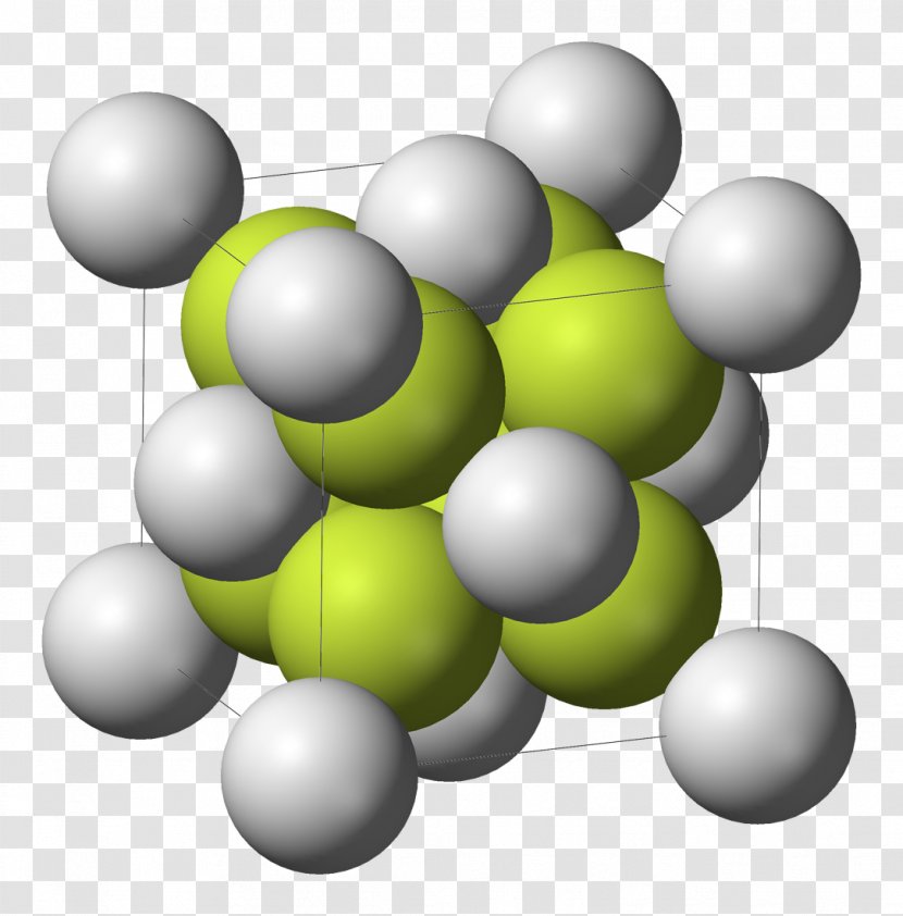 Calcium Fluoride Barium Fluorite Cubic Crystal System - Chemical Compound - Molecule Transparent PNG