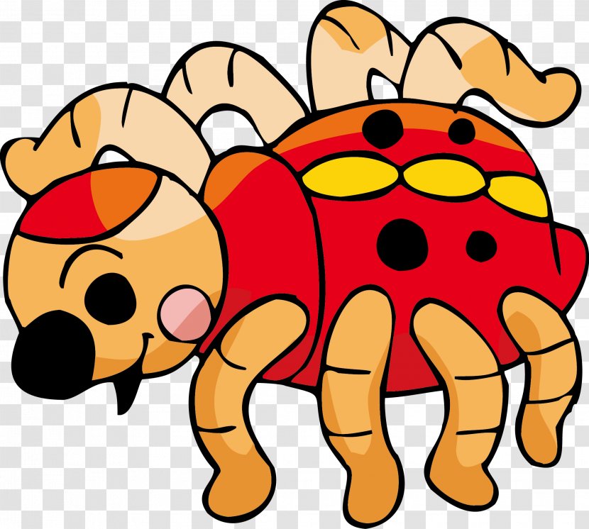 Animal Cartoon Cuteness Illustration - Art - Ladybug Vector Transparent PNG