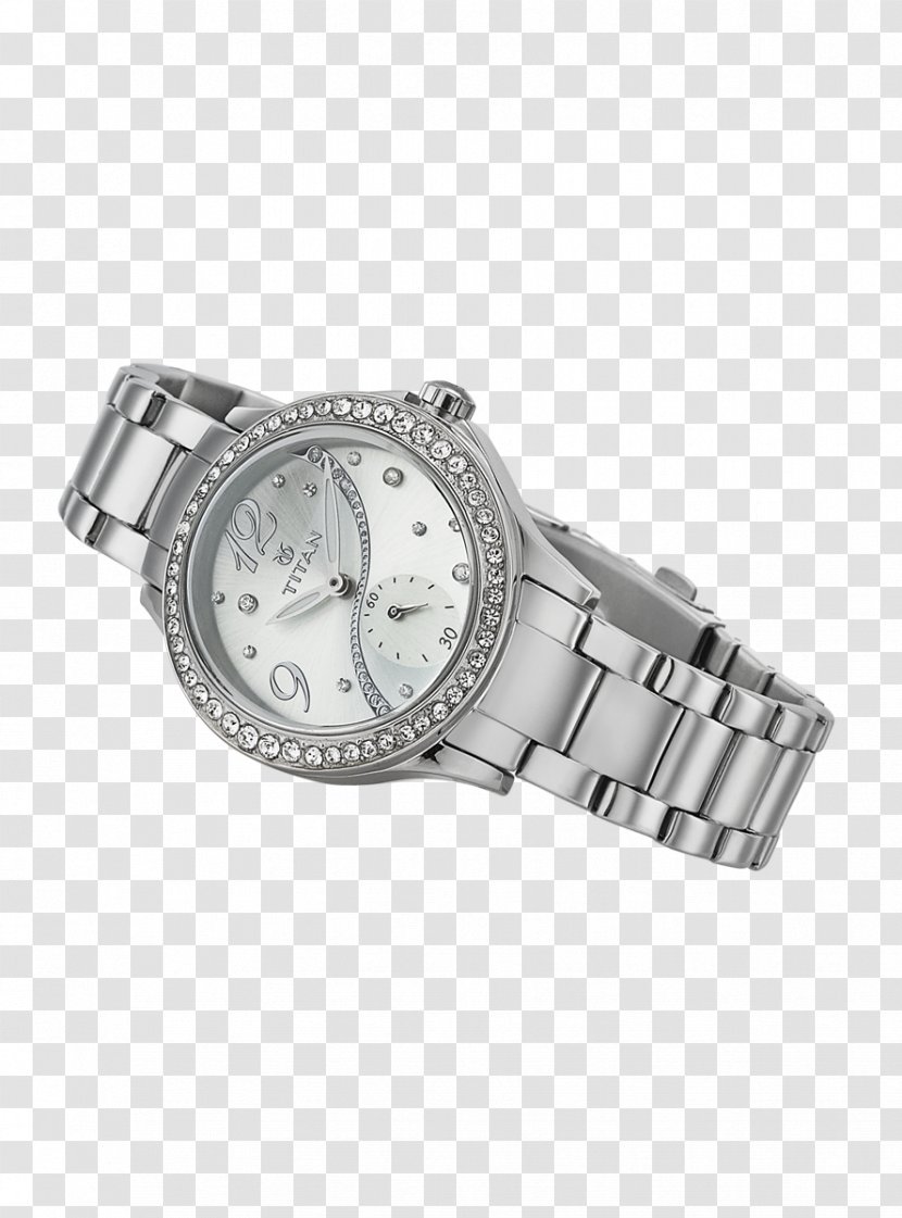 Watch Strap Silver - M - Women Transparent PNG