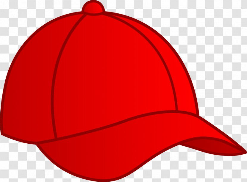 Baseball Cap Hat Clip Art - Red - Caps Transparent PNG
