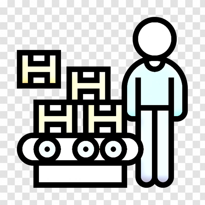 Produce Icon Manufacturing Icon Business Management Icon Transparent PNG