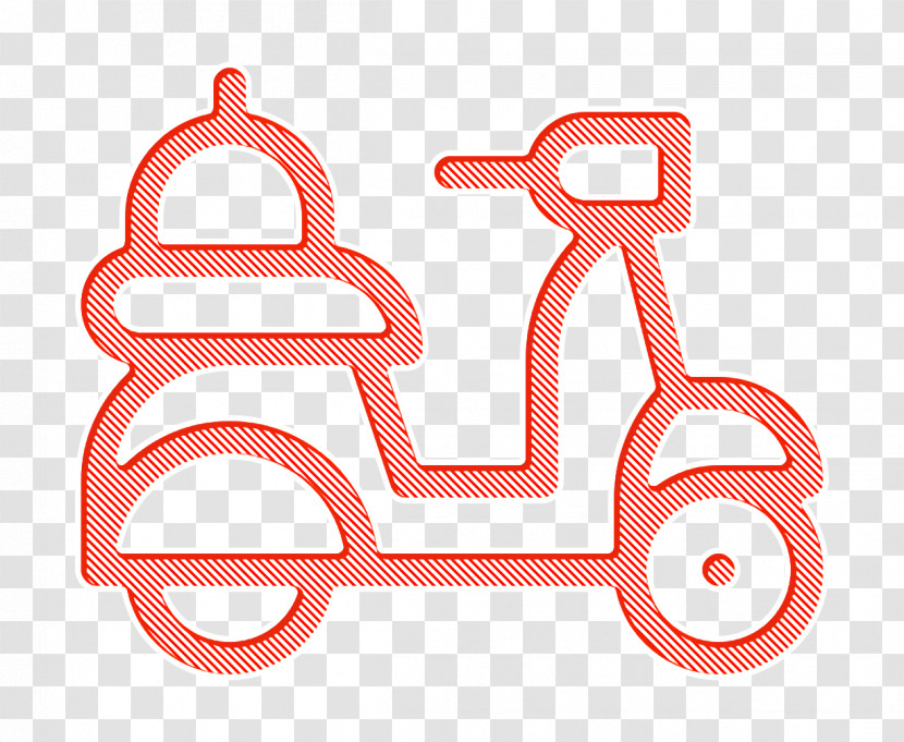 Fast Food Icon Delivery Icon Scooter Icon Transparent PNG
