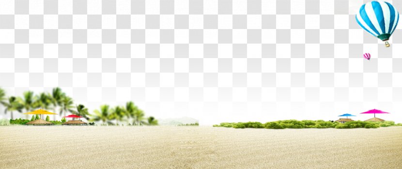 Summer Poster - Text - Beach Island Pictures Transparent PNG