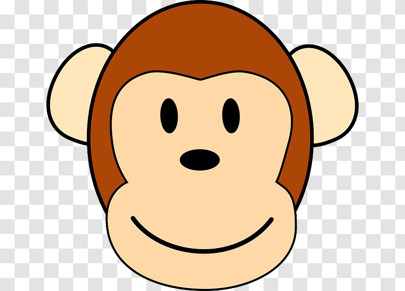 Ape Chimpanzee Clip Art Gorilla Monkey - Nose - Cartoon Transparent PNG