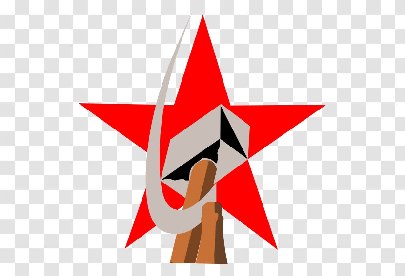 Hollywood Walk Of Fame Hammer And Sickle Star Polygons In Art Culture - Silhouette Transparent PNG