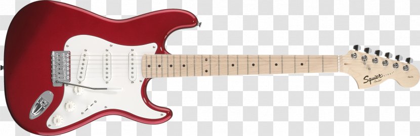 Fender Stratocaster Squier Affinity Electric Guitar Standard - Plucked String Instruments Transparent PNG