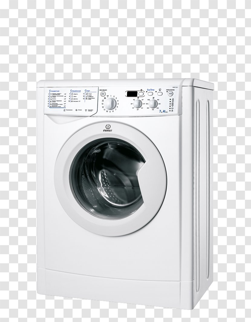 Washing Machines Indesit Co. Laundry Ukraine European Union Energy Label - Machine Transparent PNG
