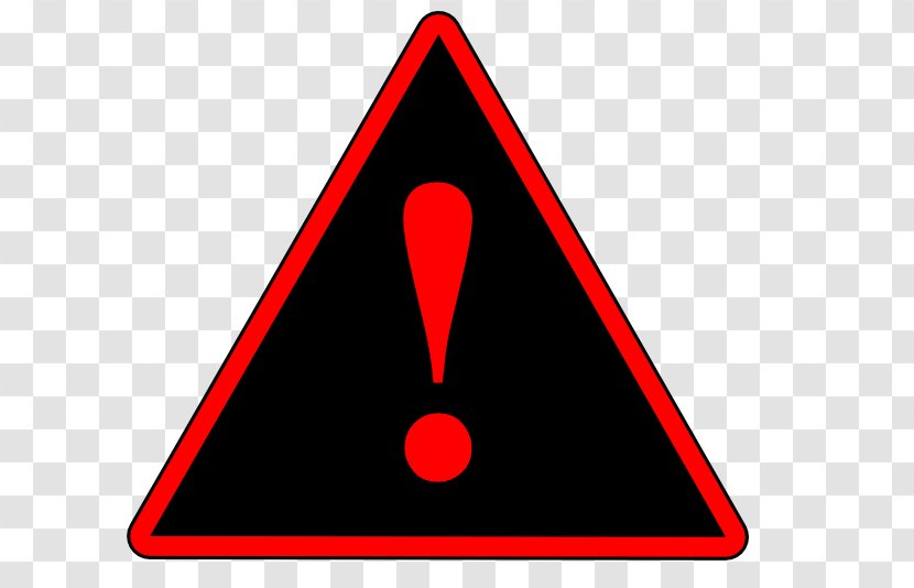 Warning Sign Red Clip Art - Signage Transparent PNG