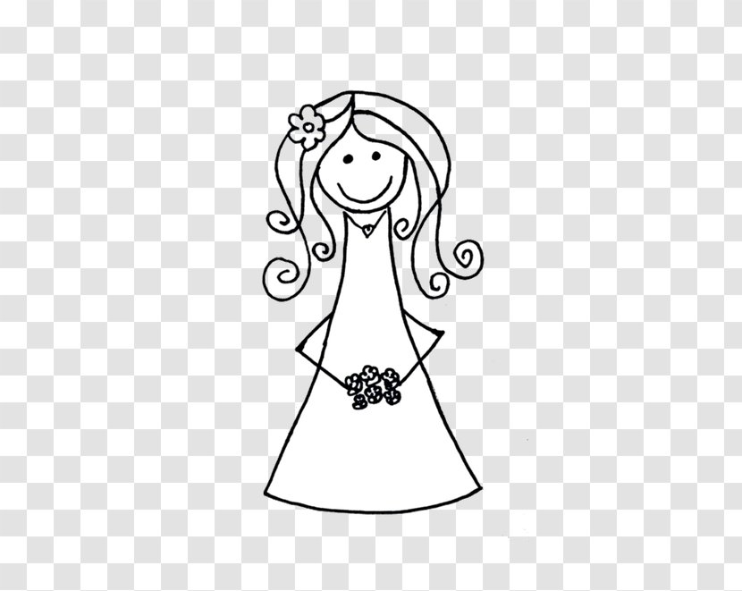 Wedding Invitation Clip Art Bridesmaid Dress - Heart - Bride Transparent PNG