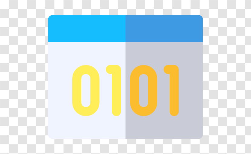 Logo Brand - Yellow - Binary Code Transparent PNG