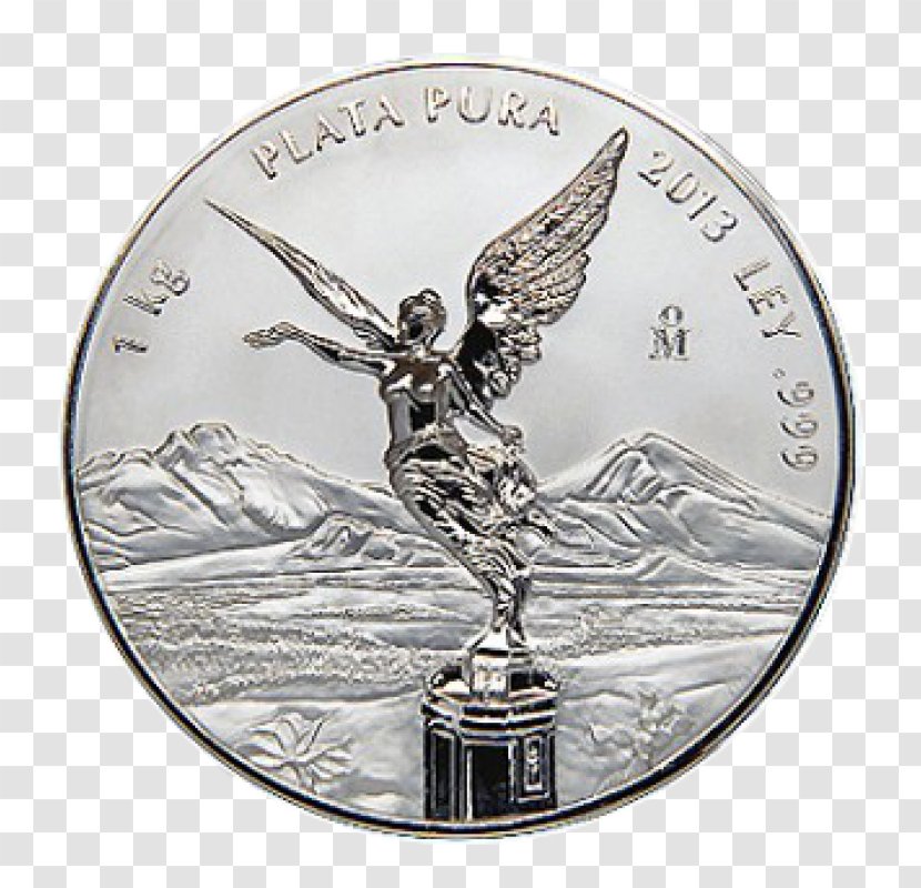 Libertad Mexico Silver Coin Transparent PNG