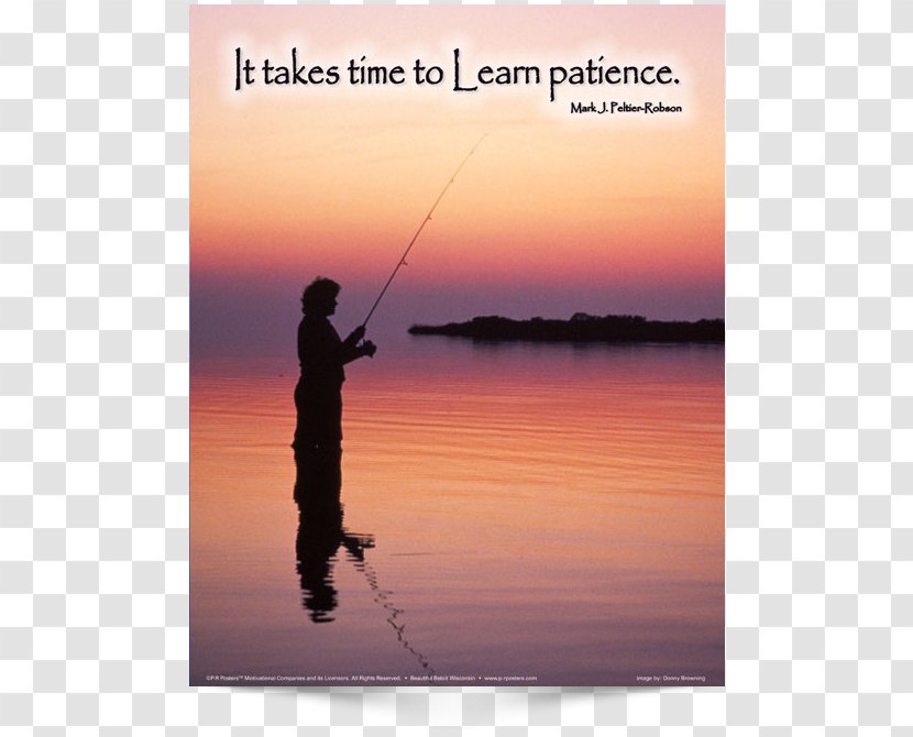 It Takes A Tribe: Building The Tough Mudder Movement Patience Fishing Learning Casting - Silhouette Transparent PNG