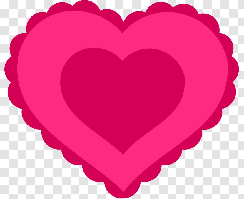 Valentines Day Heart Clip Art - Drawing - Vector Image Transparent PNG