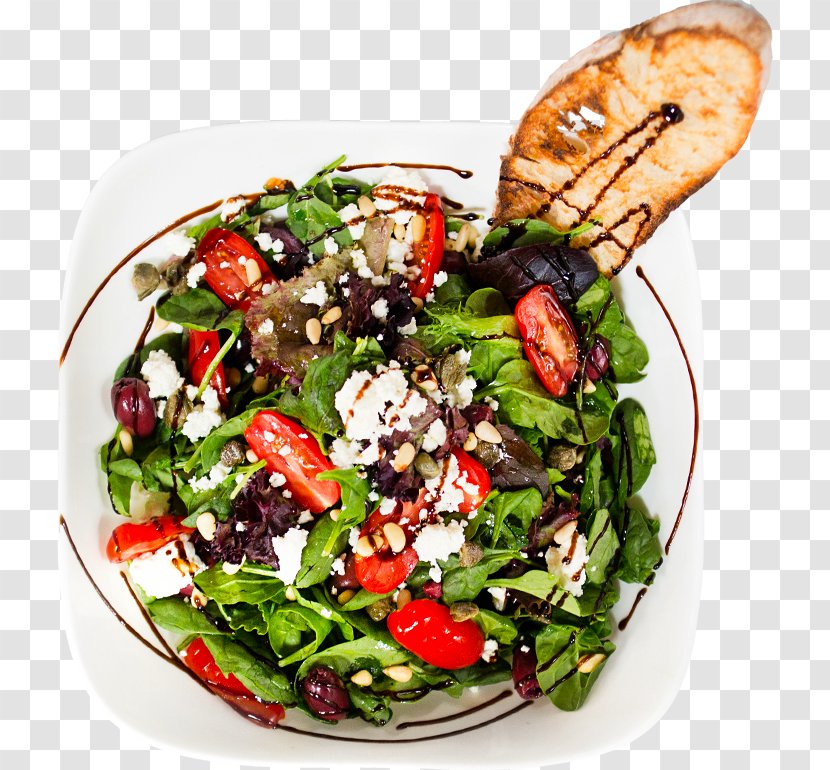 Greek Salad Spinach Israeli Fattoush Vegetarian Cuisine - Grape Tomato Transparent PNG