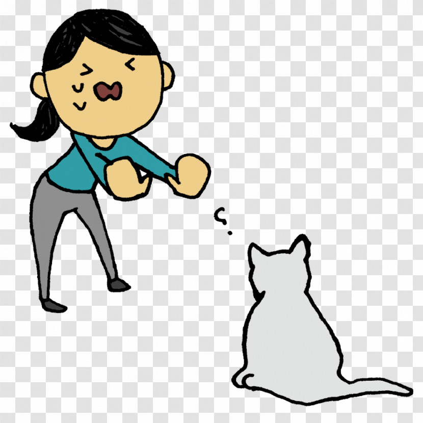 Cat Dog Cartoon Character Tail Transparent PNG