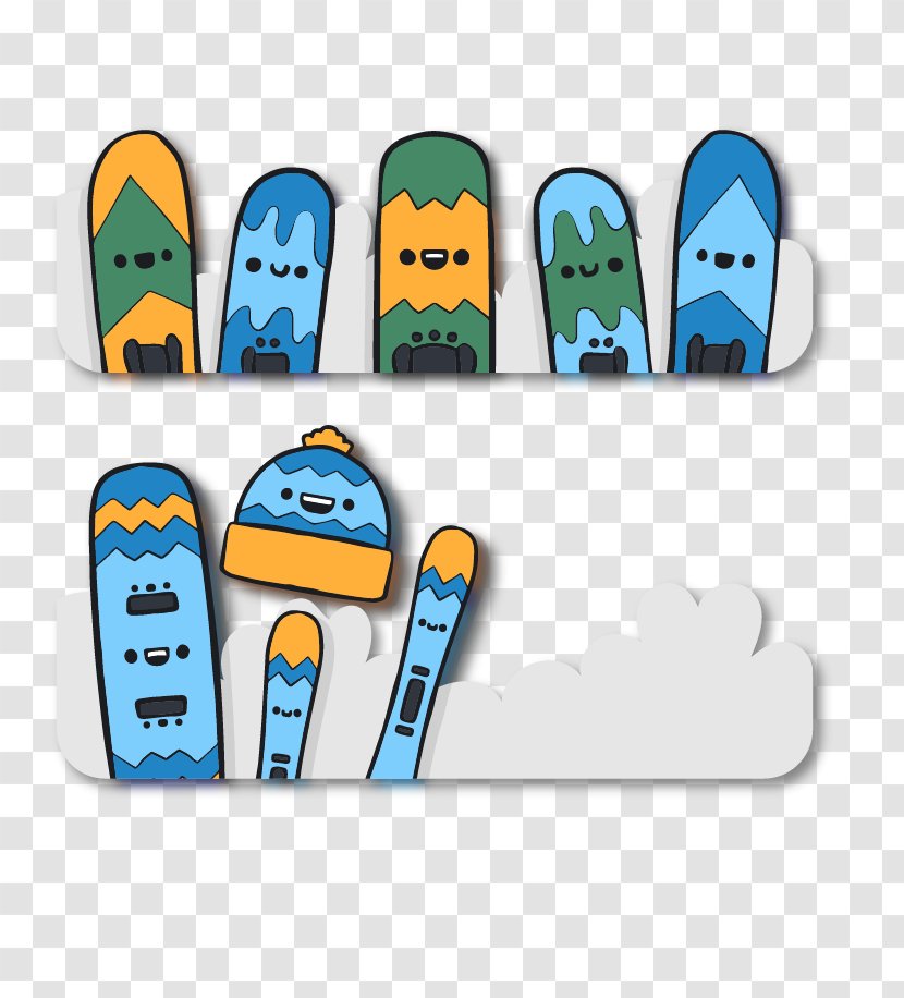 Skiing Snowboarding Skiboarding Winter Sport - Technology - Smile Snowboard Transparent PNG