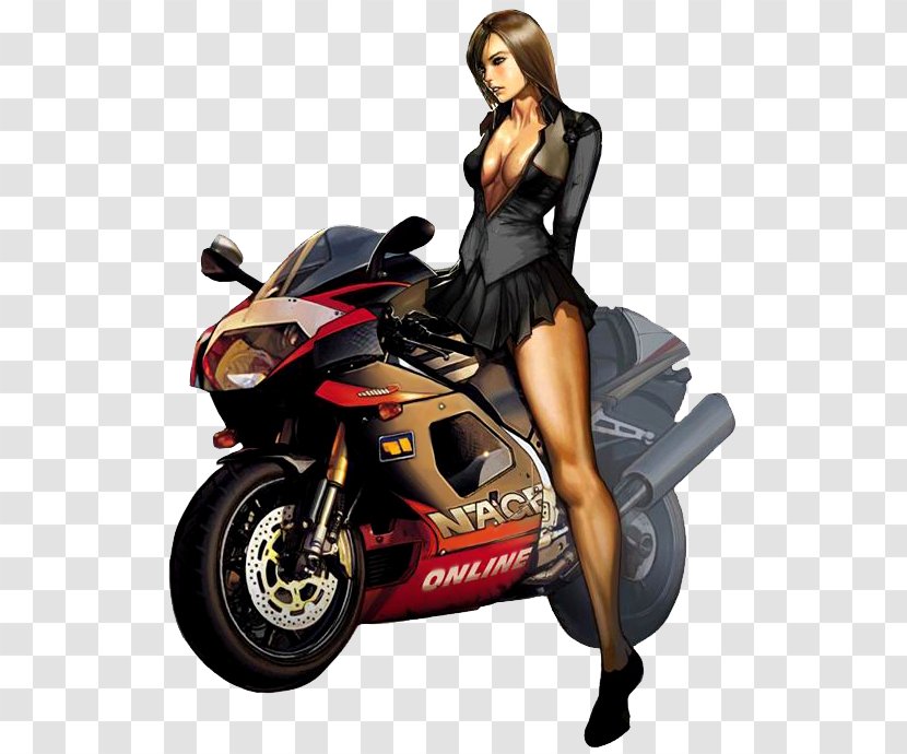 Motorcycle Rendering - Mulher Transparent PNG