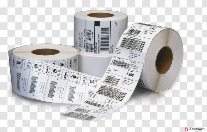 Paper Sticker Barcode Label Thermal-transfer Printing - Die Cutting - Printer Transparent PNG